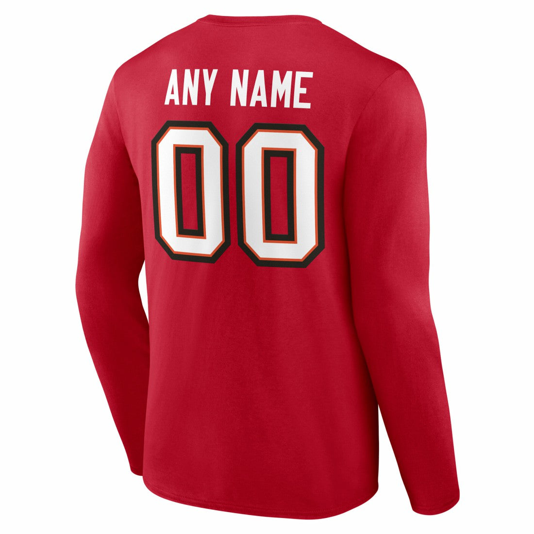 Team Authentic Personalized Name & Number Long Sleeve T-Shirt - Tampa Bay Buccaneers T-shirts