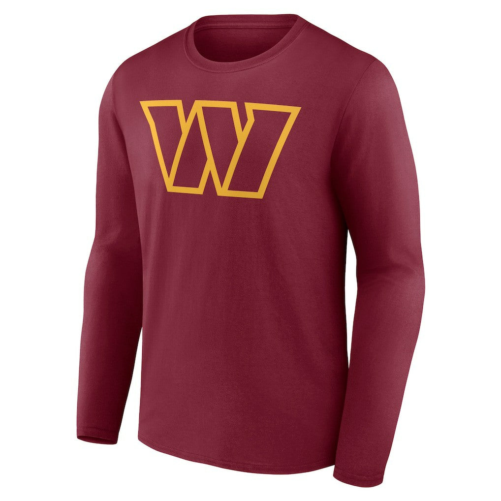Team Authentic Personalized Name & Number Long Sleeve T-Shirt - Washington Commanders T-shirts