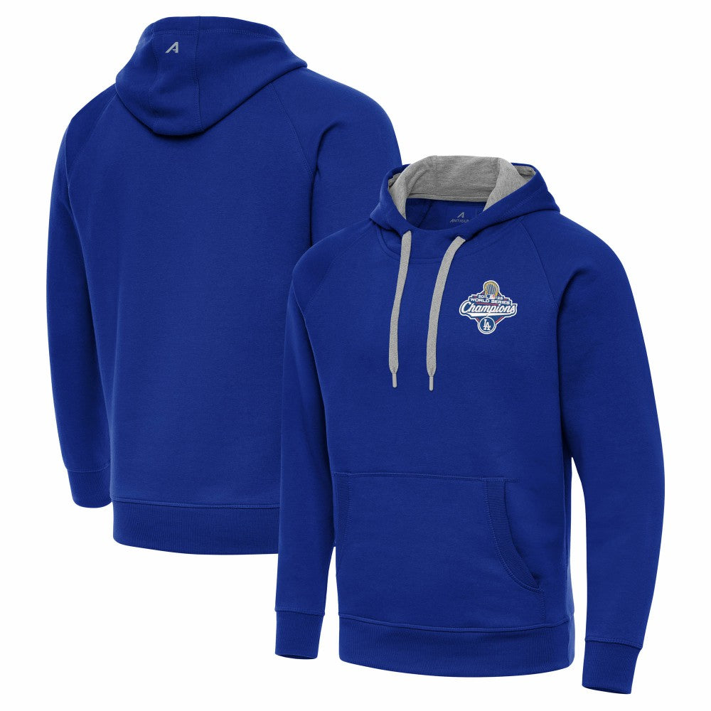 Royal Los Angeles Dodgers Antigua 2025 World Series Champions Victory Hoodie