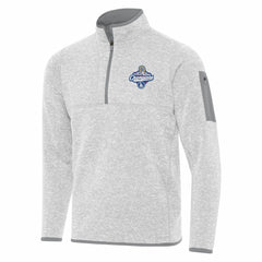 Heather Gray Los Angeles Dodgers Antigua 2025 World Series Champions Fortune Quarter-Zip Jacket