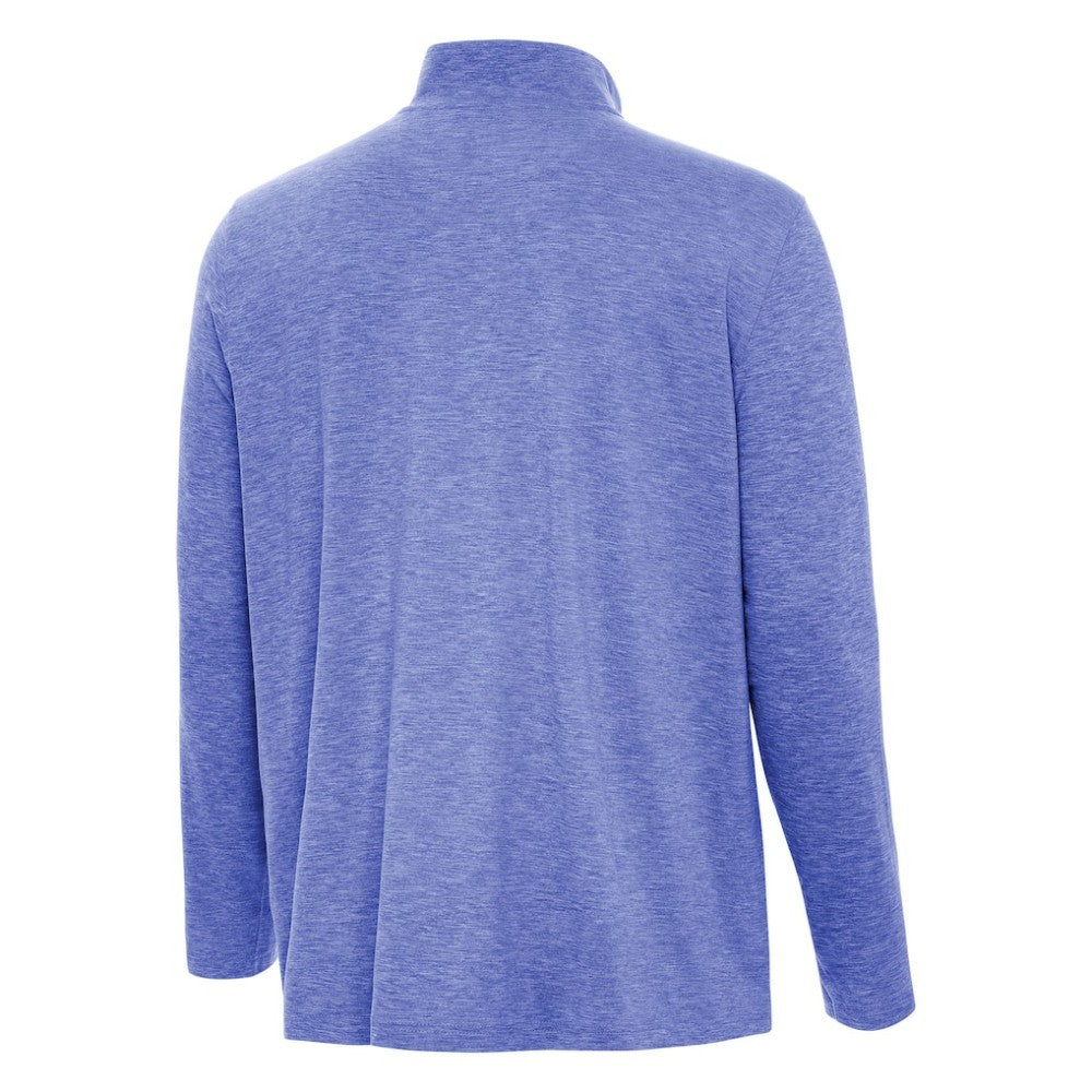 Heather Royal Los Angeles Dodgers Antigua 2025 World Series Champions Hunk Quarter-Zip Top