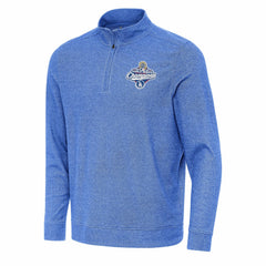 Heather Royal Los Angeles Dodgers Antigua 2025 World Series Champions Subtle Quarter-Zip Sweatshirt