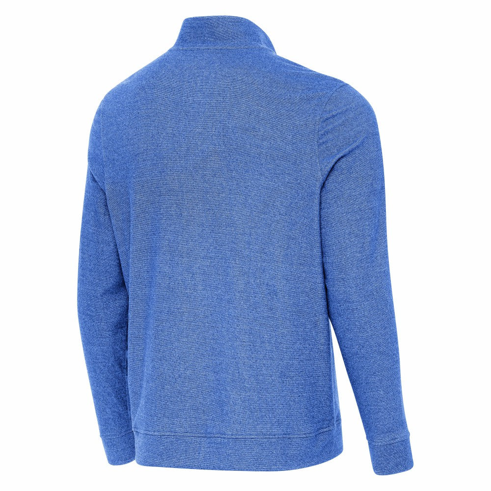 Heather Royal Los Angeles Dodgers Antigua 2025 World Series Champions Subtle Quarter-Zip Sweatshirt