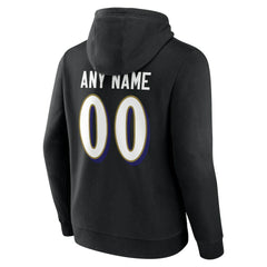 Big & Tall Team Authentic Custom Hoodie - Baltimore Ravens Hoodies