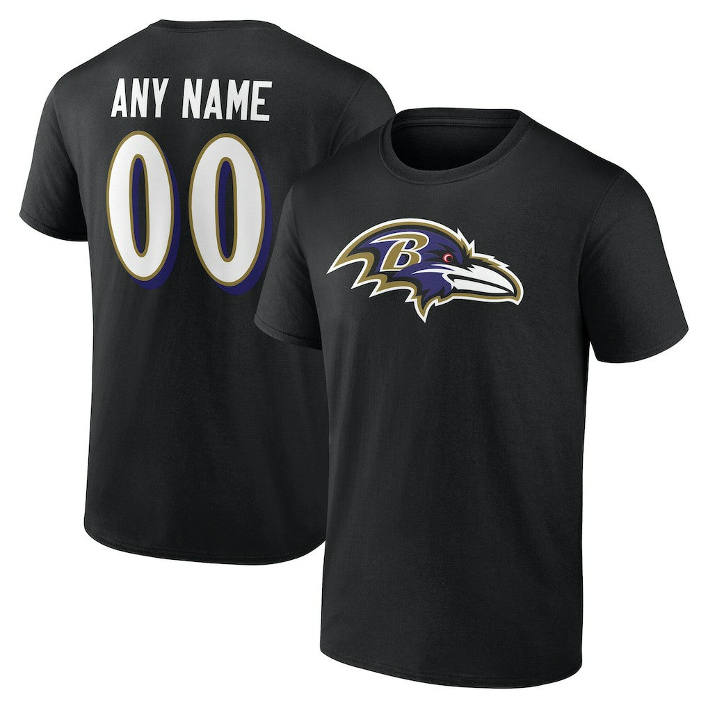 Big & Tall Team Authentic Custom T-Shirt - Baltimore Ravens T-shirts