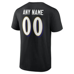 Big & Tall Team Authentic Custom T-Shirt - Baltimore Ravens T-shirts