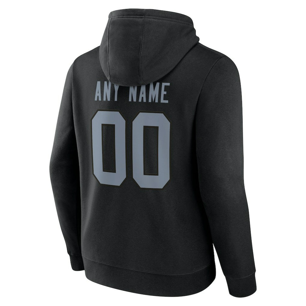 Big & Tall Team Authentic Custom Hoodie - Las Vegas Raiders Hoodies