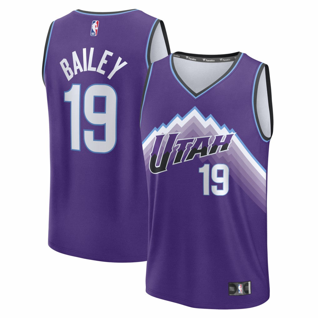 Fanatics Ace Bailey Utah Jazz Fast Break Replica Jersey