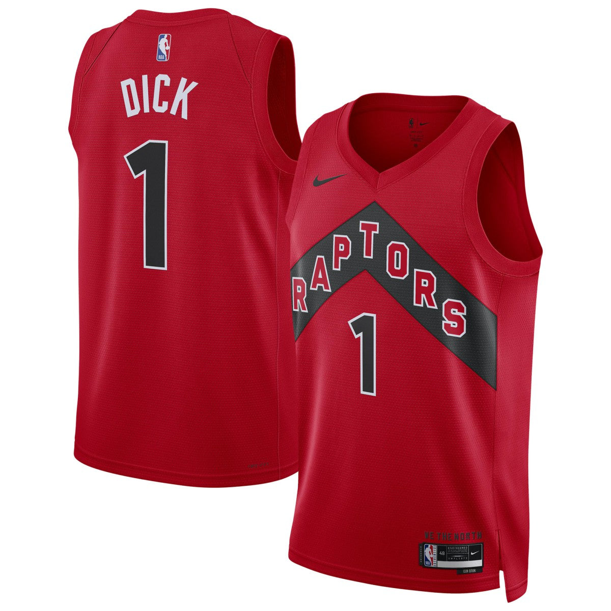 Nike Gradey Dick Toronto Raptors Unisex Swingman Player Jersey