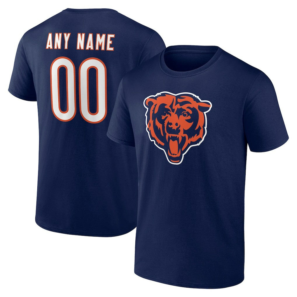 Big & Tall Team Authentic Custom T-Shirt - Chicago Bears T-shirts