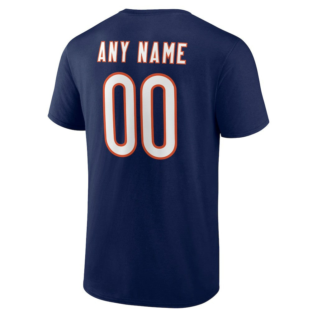 Big & Tall Team Authentic Custom T-Shirt - Chicago Bears T-shirts