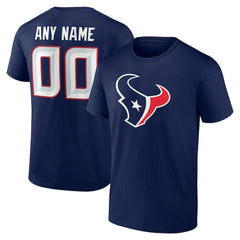 Big & Tall Team Authentic Custom T-Shirt - Houston Texans T-shirts