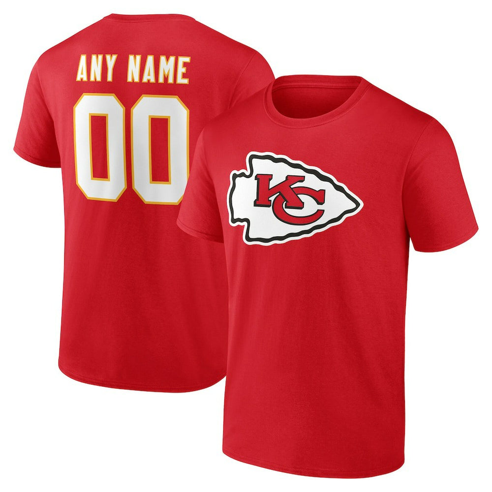 Big & Tall Team Authentic Custom T-Shirt - Kansas City Chiefs T-shirts