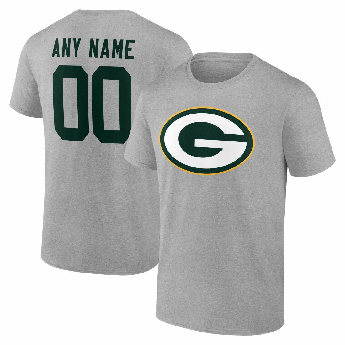 Big & Tall Team Authentic Custom T-Shirt - Green Bay Packers T-shirts