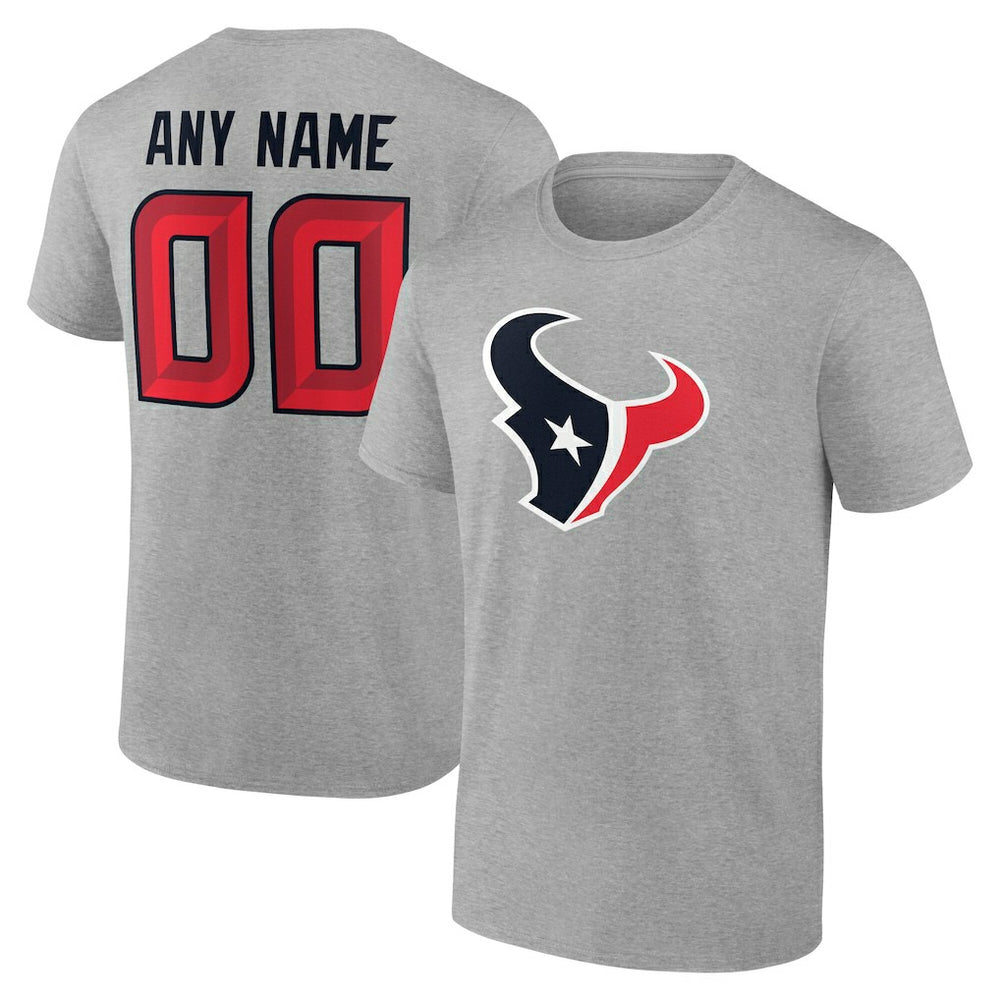 Big & Tall Team Authentic Custom T-Shirt - Houston Texans T-shirts