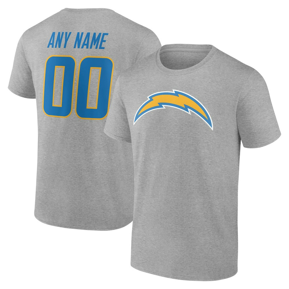 Big & Tall Team Authentic Custom T-Shirt - Los Angeles Chargers T-shirts