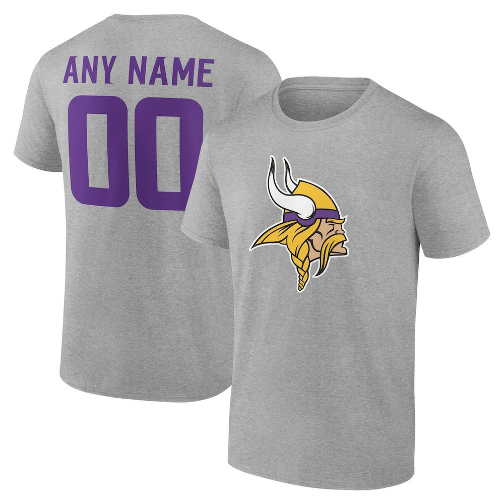 Big & Tall Team Authentic Custom T-Shirt - Minnesota Vikings T-shirts