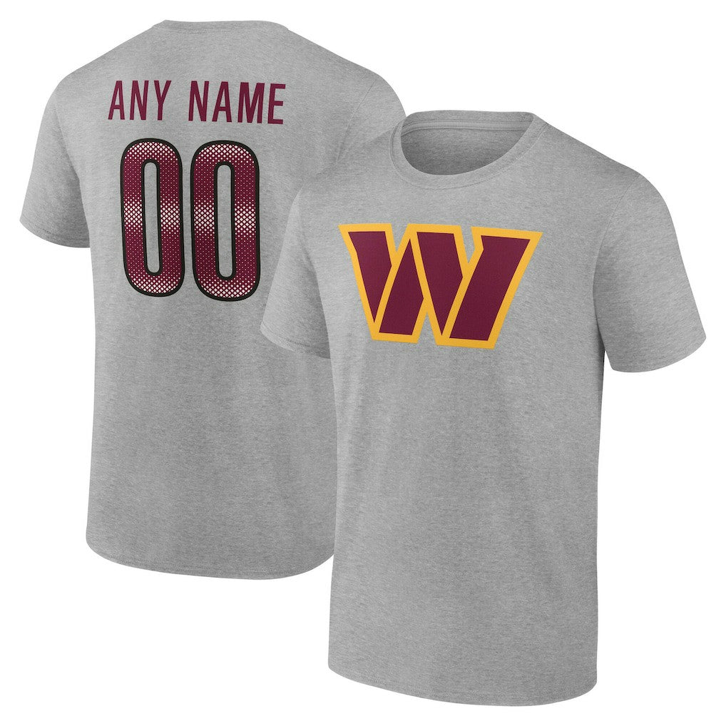 Big & Tall Team Authentic Custom T-Shirt - Washington Commanders T-shirts