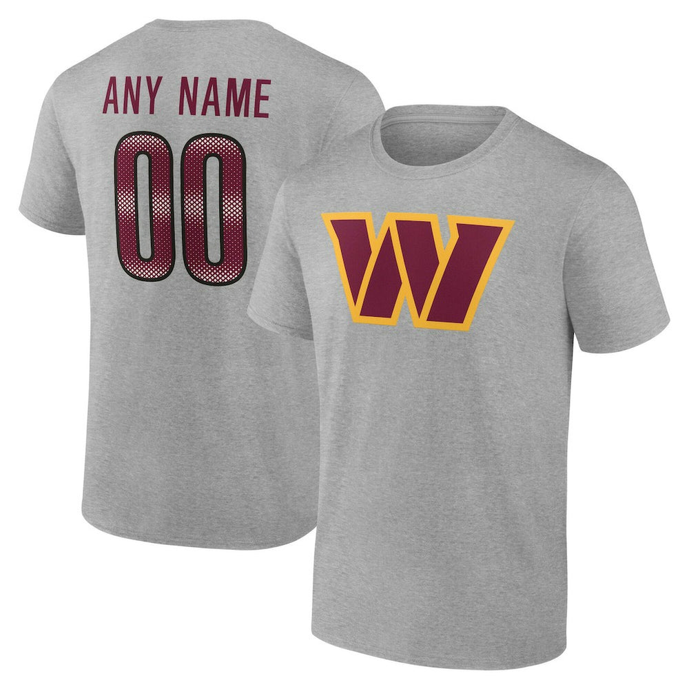 Big & Tall Team Authentic Custom T-Shirt - Washington Commanders T-shirts