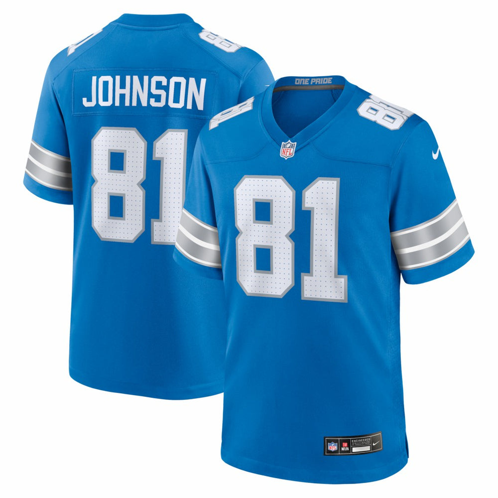 Calvin Johnson  Team Retired Game Jersey - Detroit Lions Jerseys