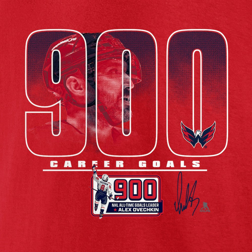 NHL Alexander Ovechkin Washington Capitals 900th Career Goal T-Shirt