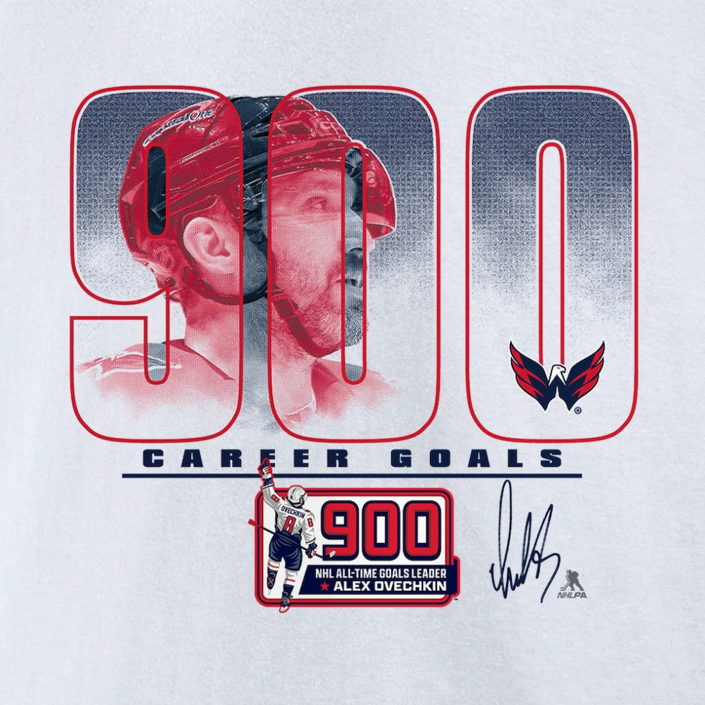 NHL Alexander Ovechkin Washington Capitals 900th Career Goal T-Shirt