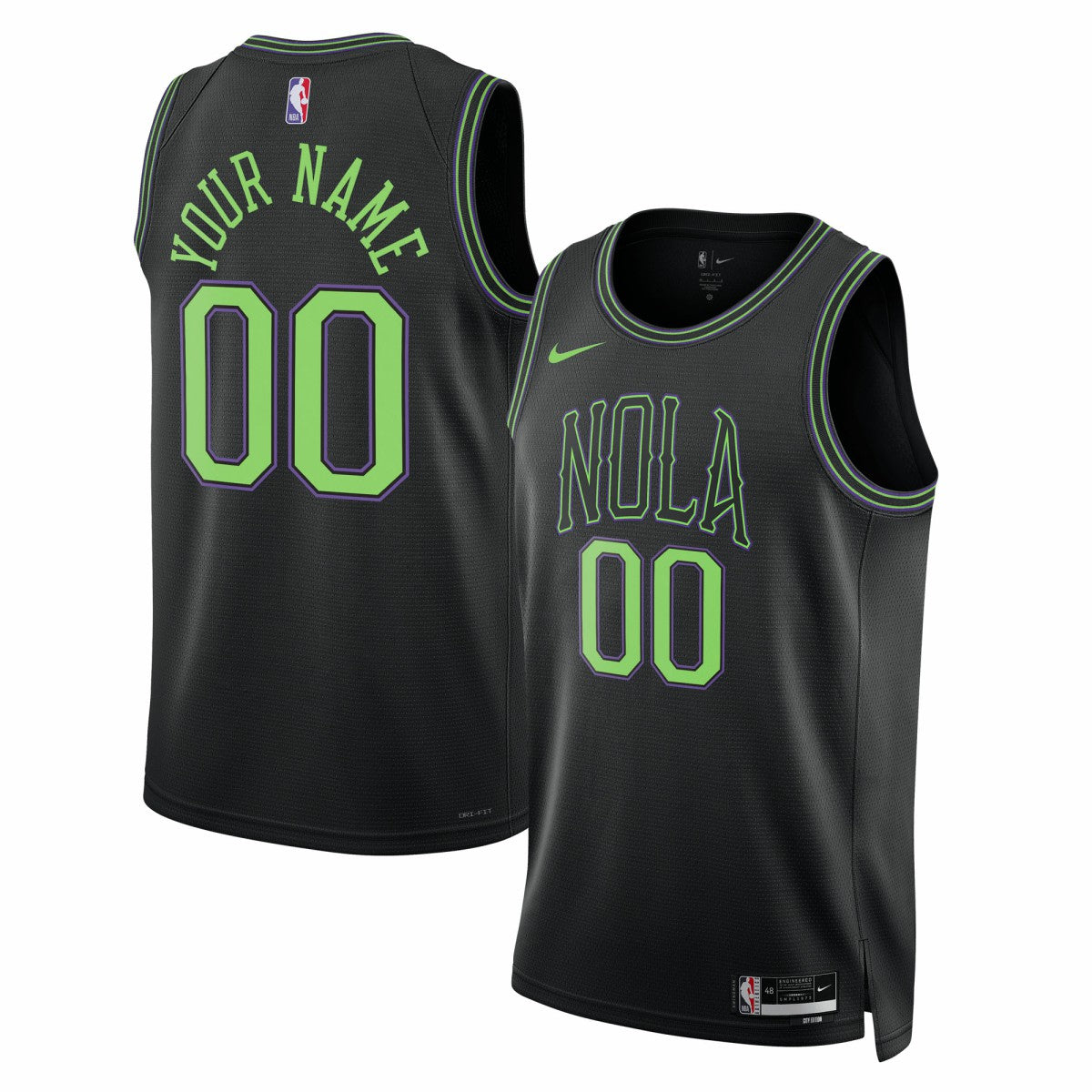 Nike New Orleans Pelicans Unisex 2025/26 City Edition Swingman Custom Jersey
