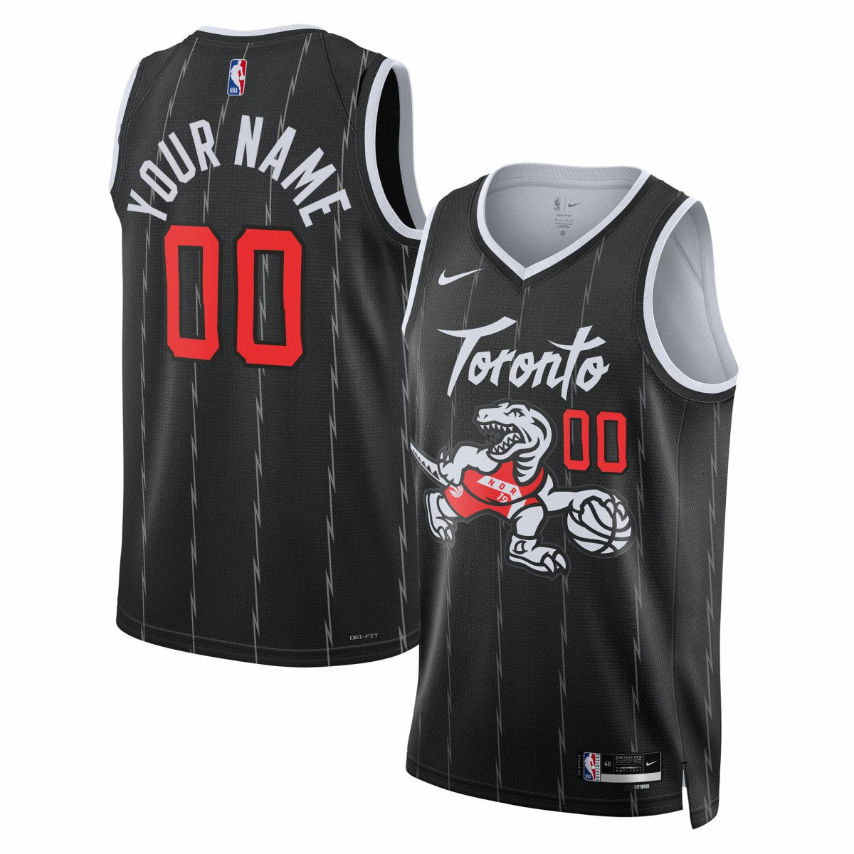 Nike Toronto Raptors Unisex 2025/26 City Edition Swingman Custom Jersey