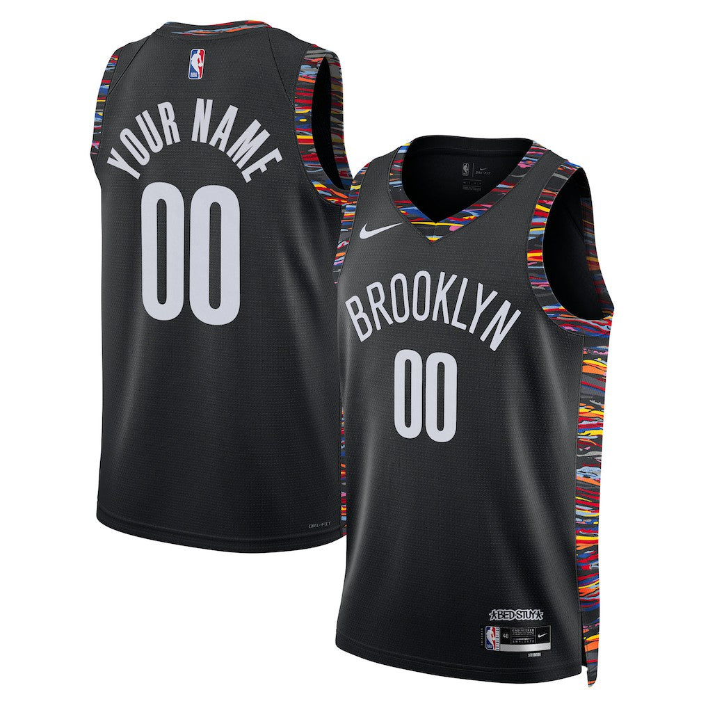 Nike Brooklyn Nets Unisex 2025/26 City Edition Swingman Custom Jersey