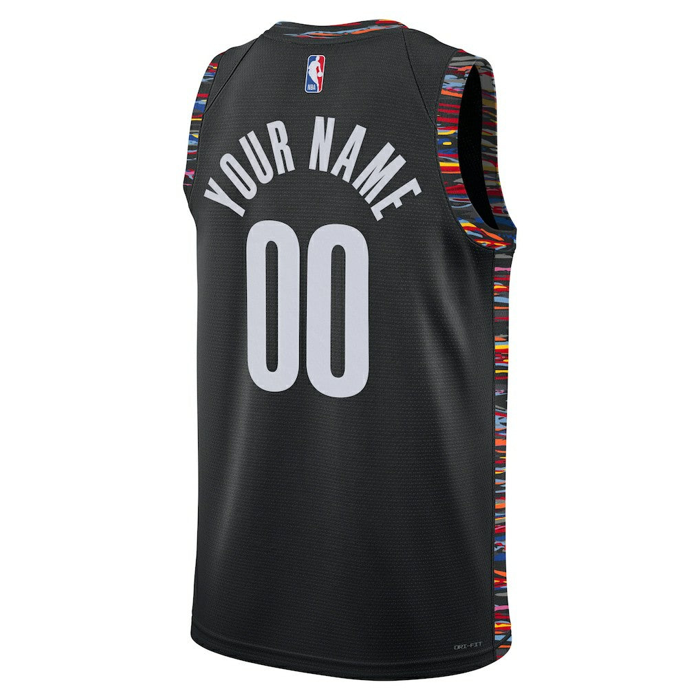 Nike Brooklyn Nets Unisex 2025/26 City Edition Swingman Custom Jersey