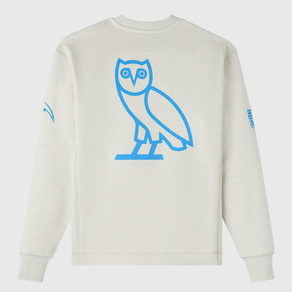 OVO x NFL Unisex Fleece Sweatshirt - Los Angeles Chargers Sweatshirts