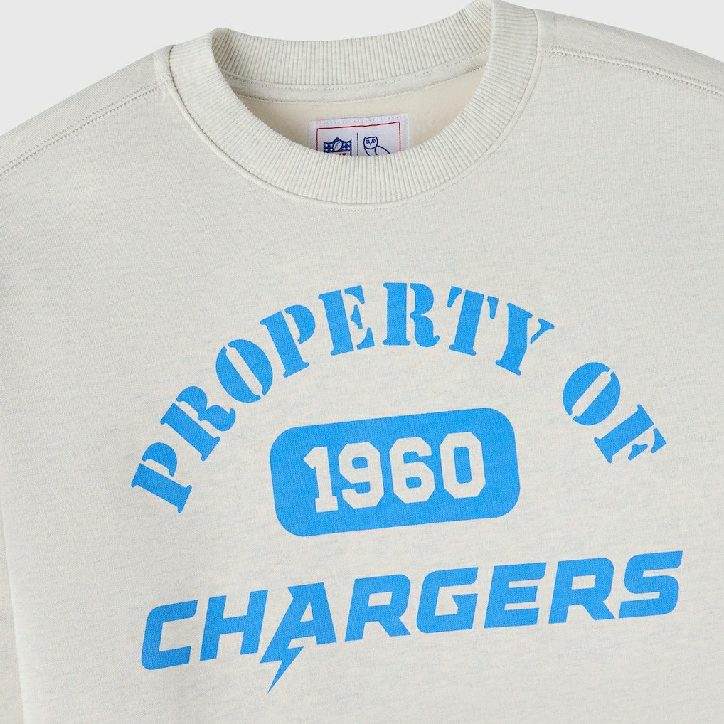 OVO x NFL Unisex Fleece Sweatshirt - Los Angeles Chargers Sweatshirts