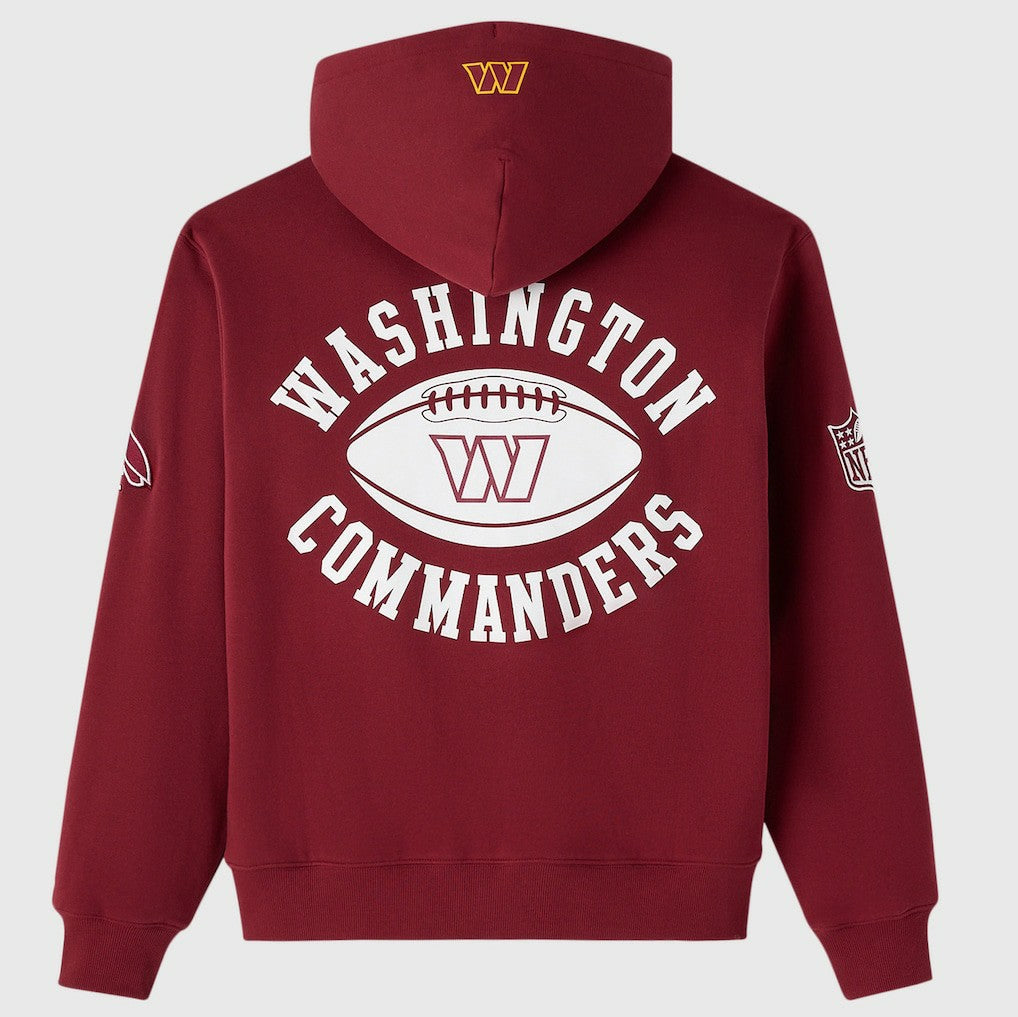 OVO x NFL Unisex Full-Zip Waffle-Lined Hoodie - Washington Commanders Hoodies