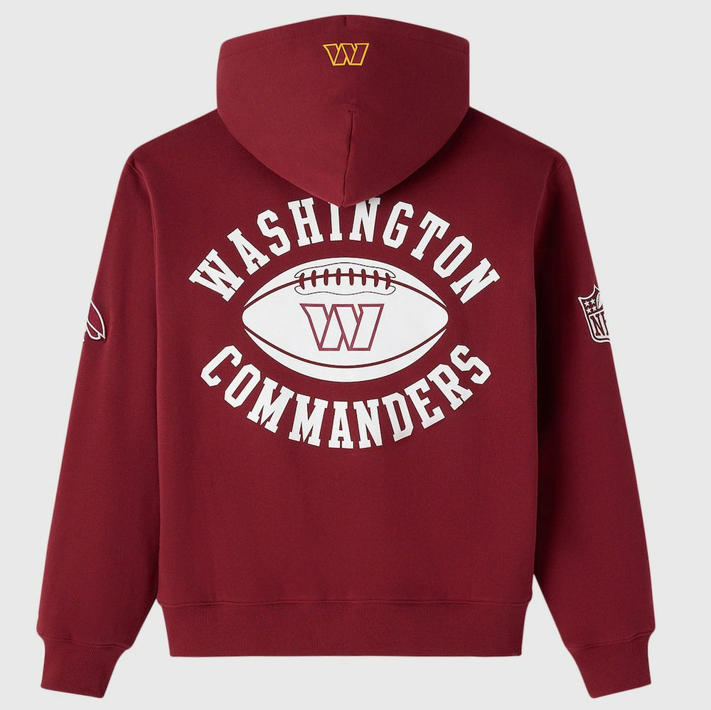 OVO x NFL Unisex Full-Zip Waffle-Lined Hoodie - Washington Commanders Hoodies