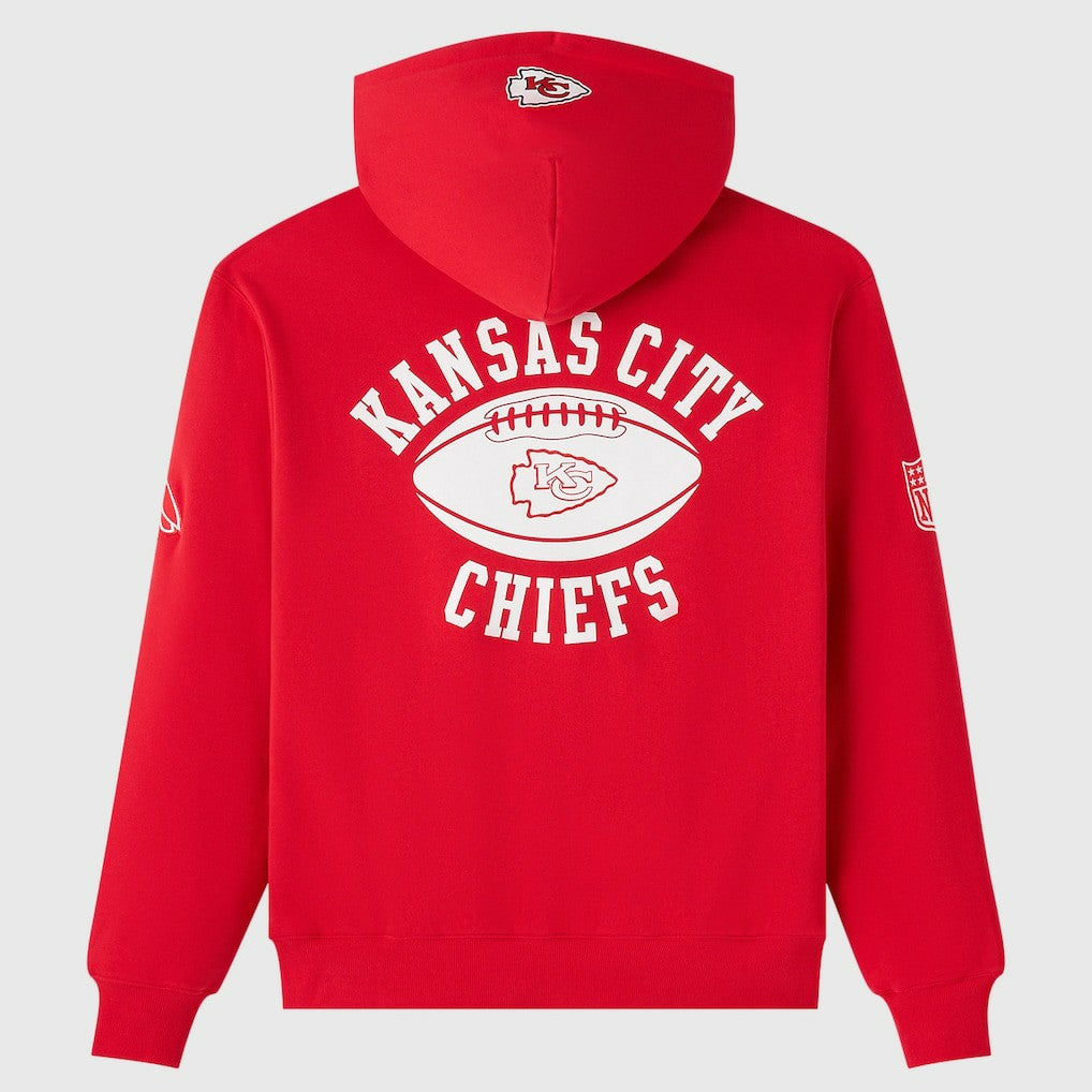 OVO x NFL Unisex Full-Zip Waffle-Lined Hoodie - Kansas City Chiefs Hoodies
