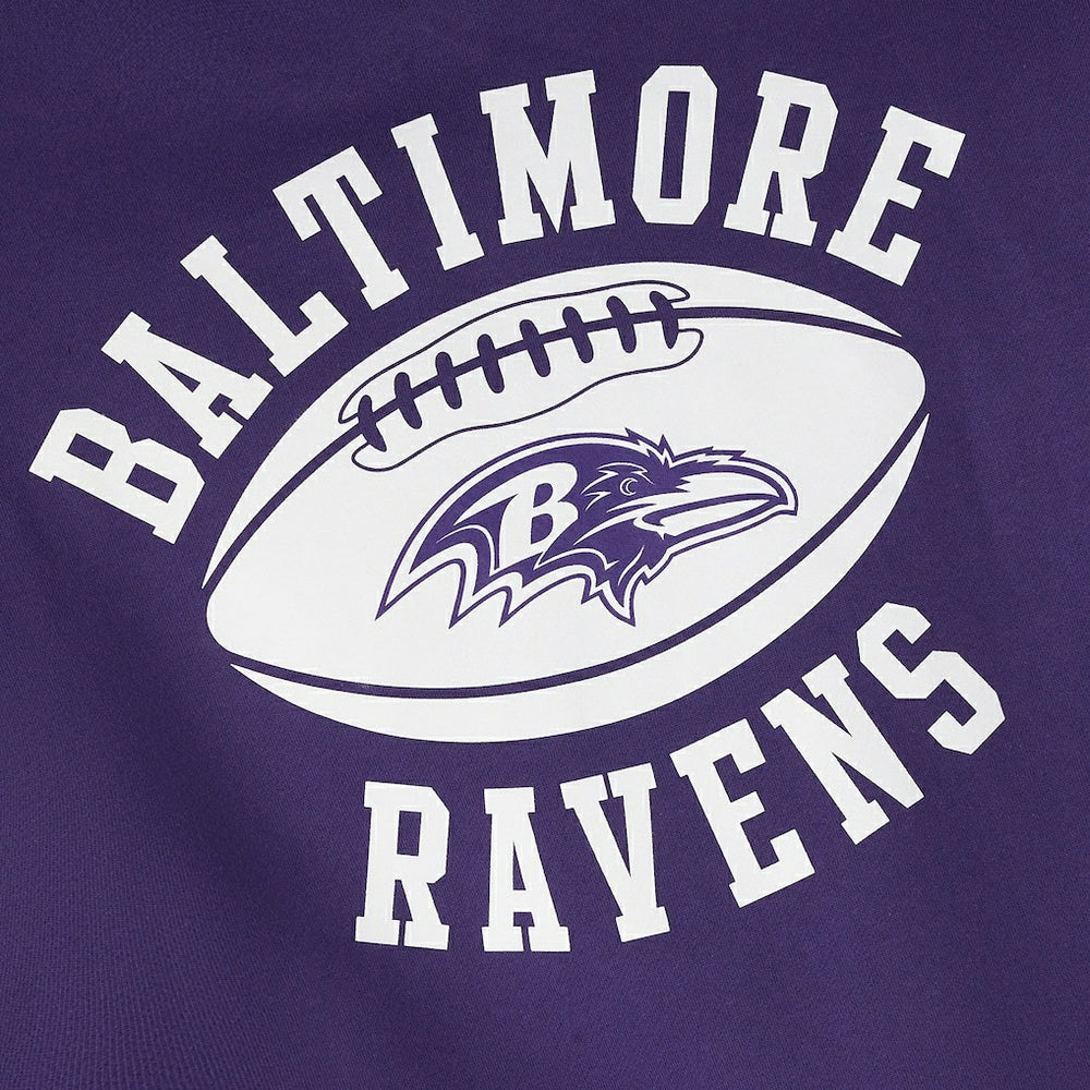 OVO x NFL Unisex Full-Zip Waffle-Lined Hoodie - Baltimore Ravens Hoodies