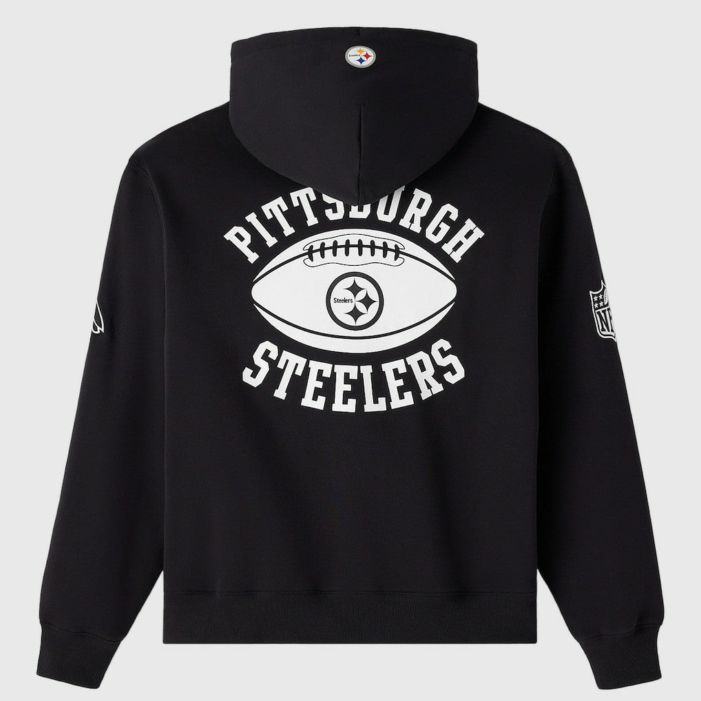 OVO x NFL Unisex Full-Zip Waffle-Lined Hoodie - Pittsburgh Steelers Hoodies