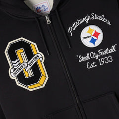 OVO x NFL Unisex Full-Zip Waffle-Lined Hoodie - Pittsburgh Steelers Hoodies