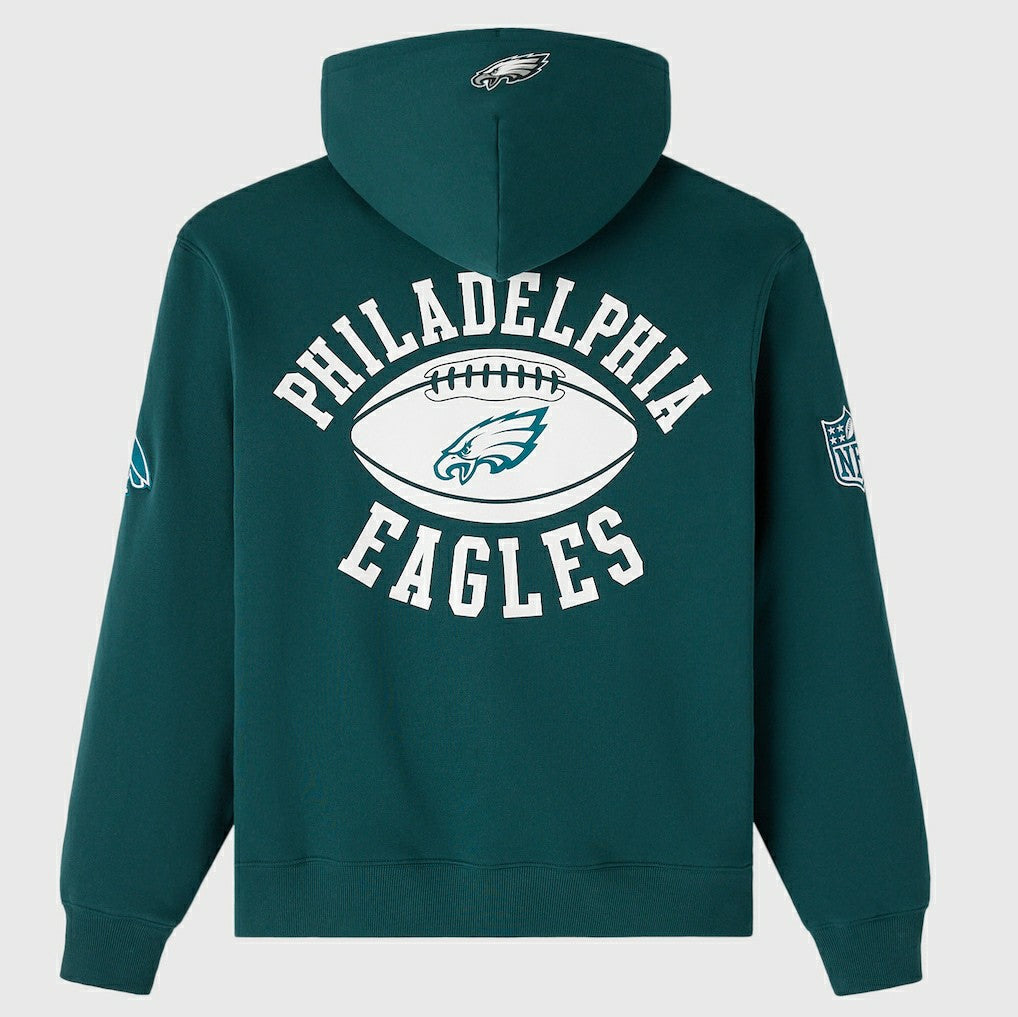 OVO x NFL Unisex Full-Zip Waffle-Lined Hoodie - Philadelphia Eagles Hoodies