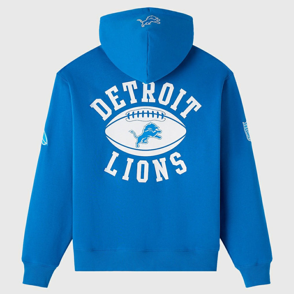 OVO x NFL Unisex Full-Zip Waffle-Lined Hoodie - Detroit Lions Hoodies