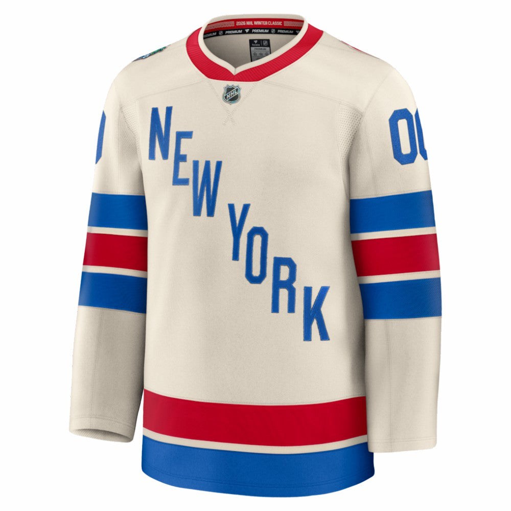 NHL New York Rangers Fanatics 2026 NHL Winter Classic Premium Custom Jersey