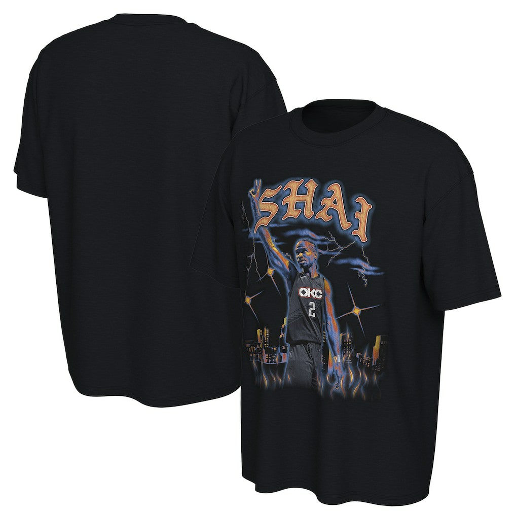 Shai Gilgeous-Alexander Oklahoma City Thunder Converse Unisex 2025/26 City Edition Player Graphic T-Shirt