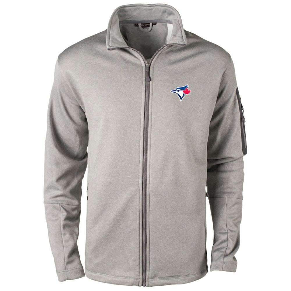 Heather Gray Toronto Blue Jays Dunbrooke Pacific Full-Zip Fleece Jacket