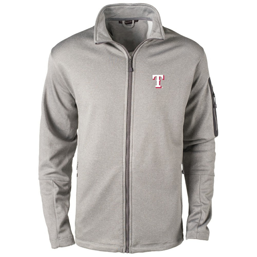 Heather Gray Texas Rangers Dunbrooke Pacific Full-Zip Fleece Jacket