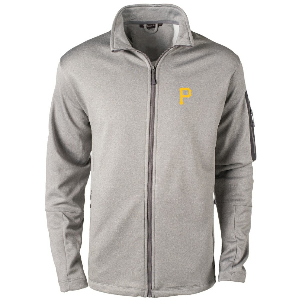 Heather Gray Pittsburgh Pirates Dunbrooke Pacific Full-Zip Fleece Jacket