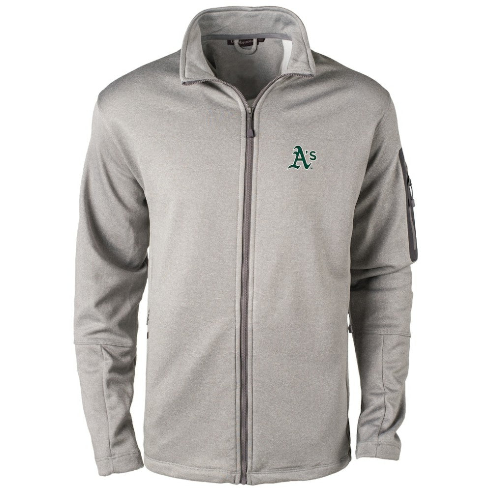 Heather Gray Athletics Dunbrooke Pacific Full-Zip Fleece Jacket
