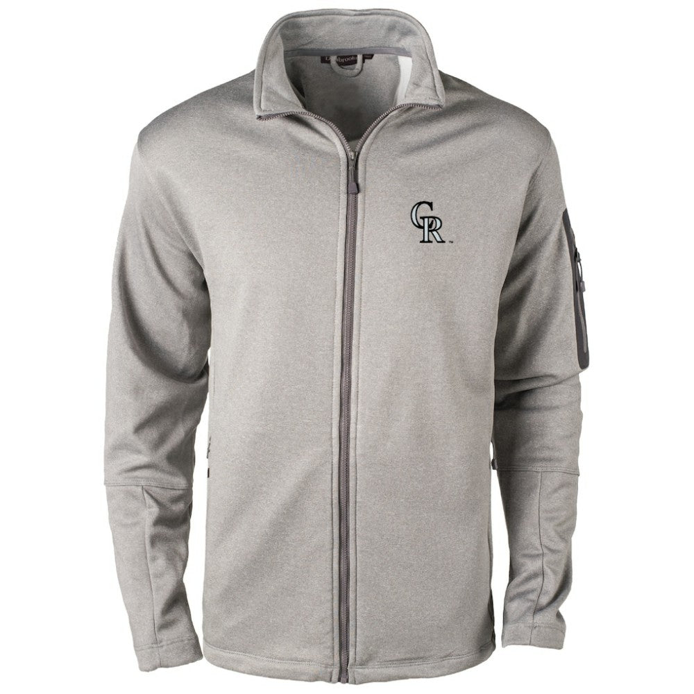 Heather Gray Colorado Rockies Dunbrooke Pacific Full-Zip Fleece Jacket