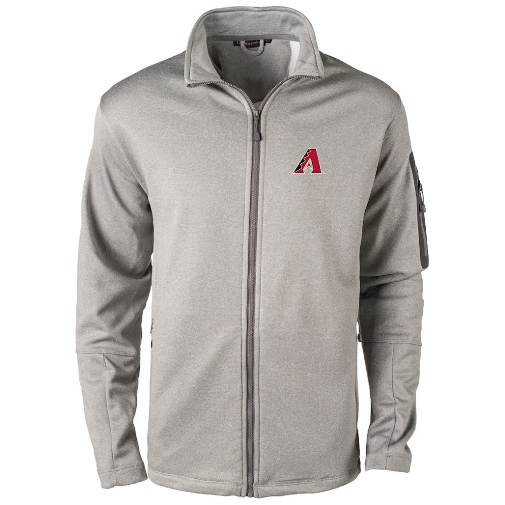 Heather Gray Arizona Diamondbacks Dunbrooke Pacific Full-Zip Fleece Jacket