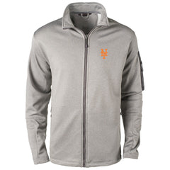 Heather Gray New York Mets Dunbrooke Pacific Full-Zip Fleece Jacket