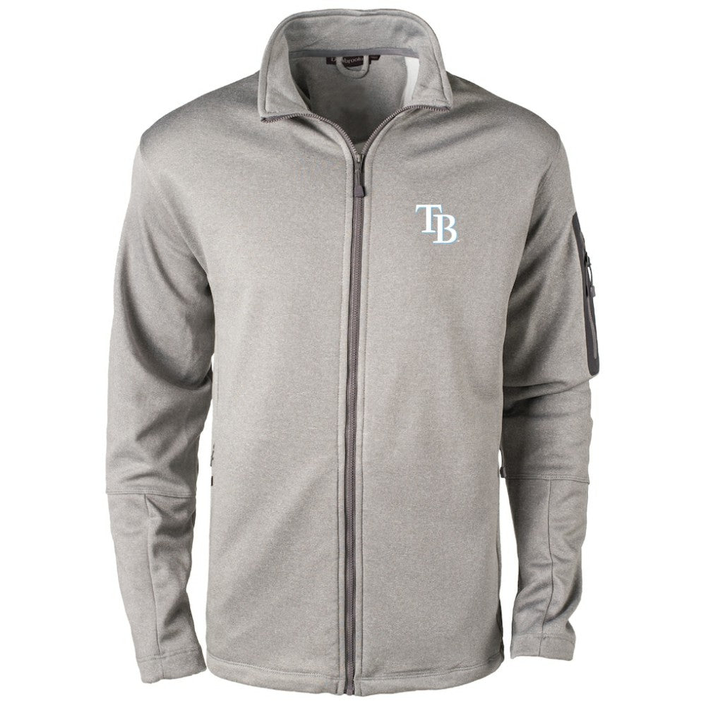 Heather Gray Tampa Bay Rays Dunbrooke Pacific Full-Zip Fleece Jacket